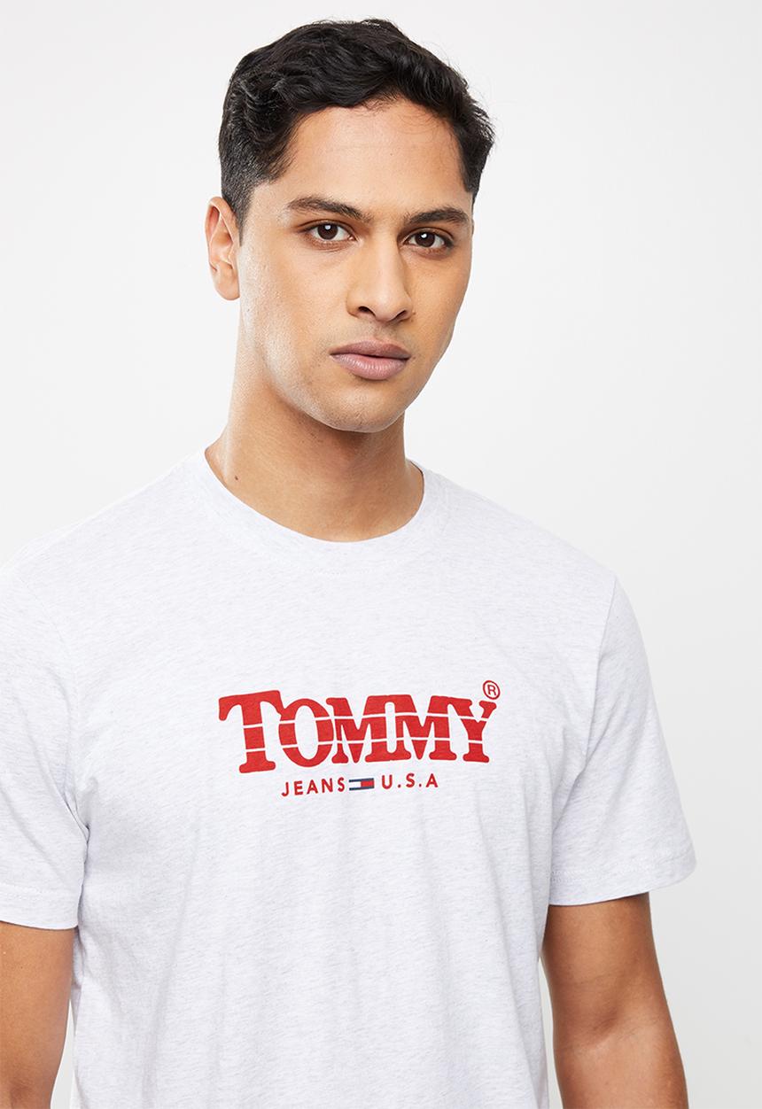 Tommy Hilfiger - Tjm gradient tommy tee - light grey