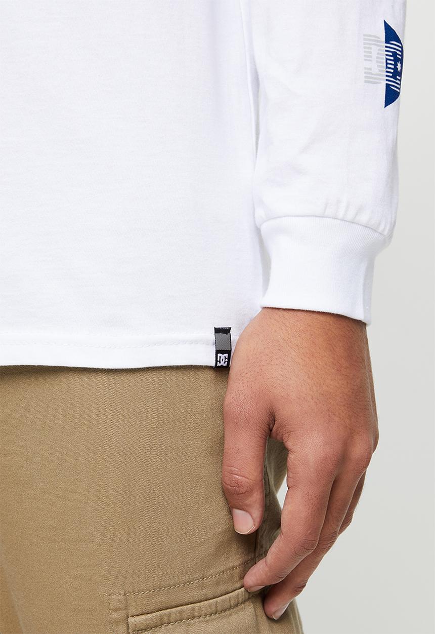 DC - Omnicutt long sleeve tee - white
