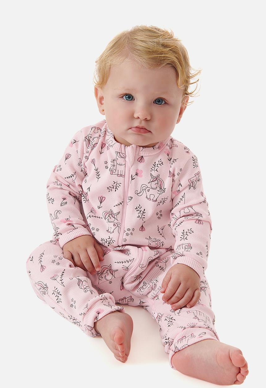 UP Baby - 3 piece babygrow & headband set - pink