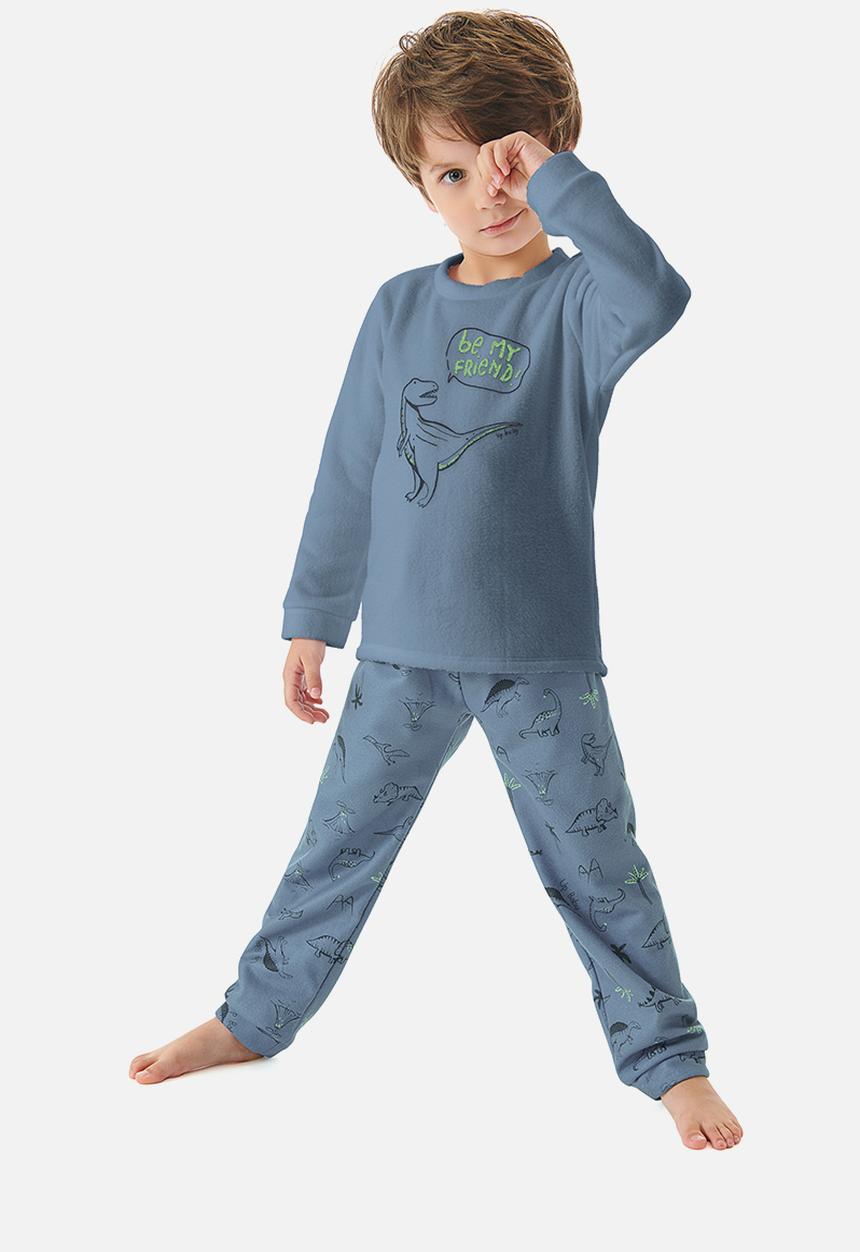 UP Baby - Boys dino pyjama set - blue