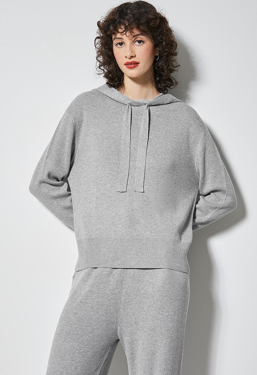 Superbalist - Knitwear hoodie - grey