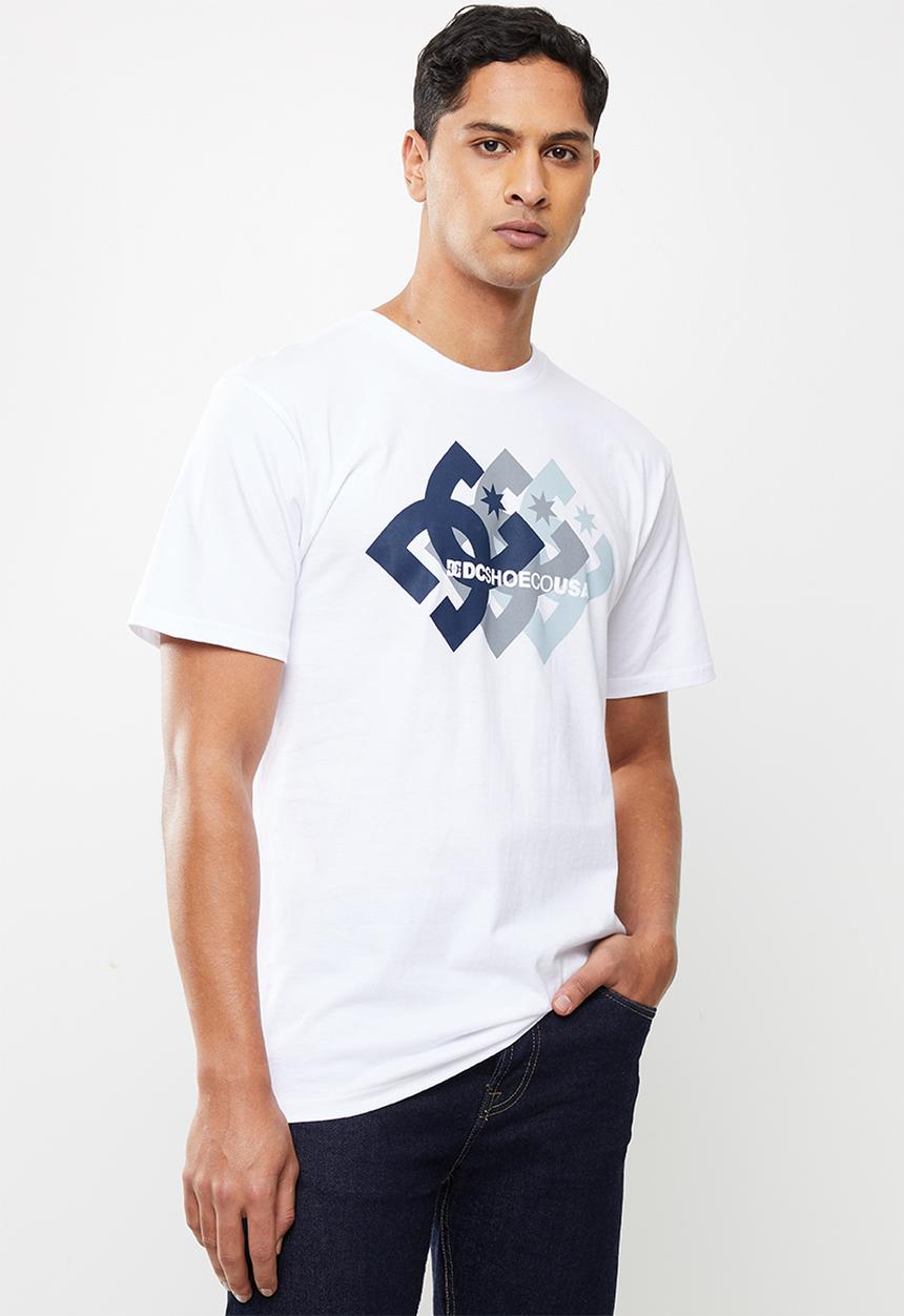 DC - Logo ballad short sleeve tee - white