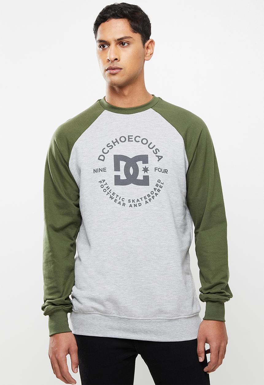 DC - Star pilot raglan crew - green & grey