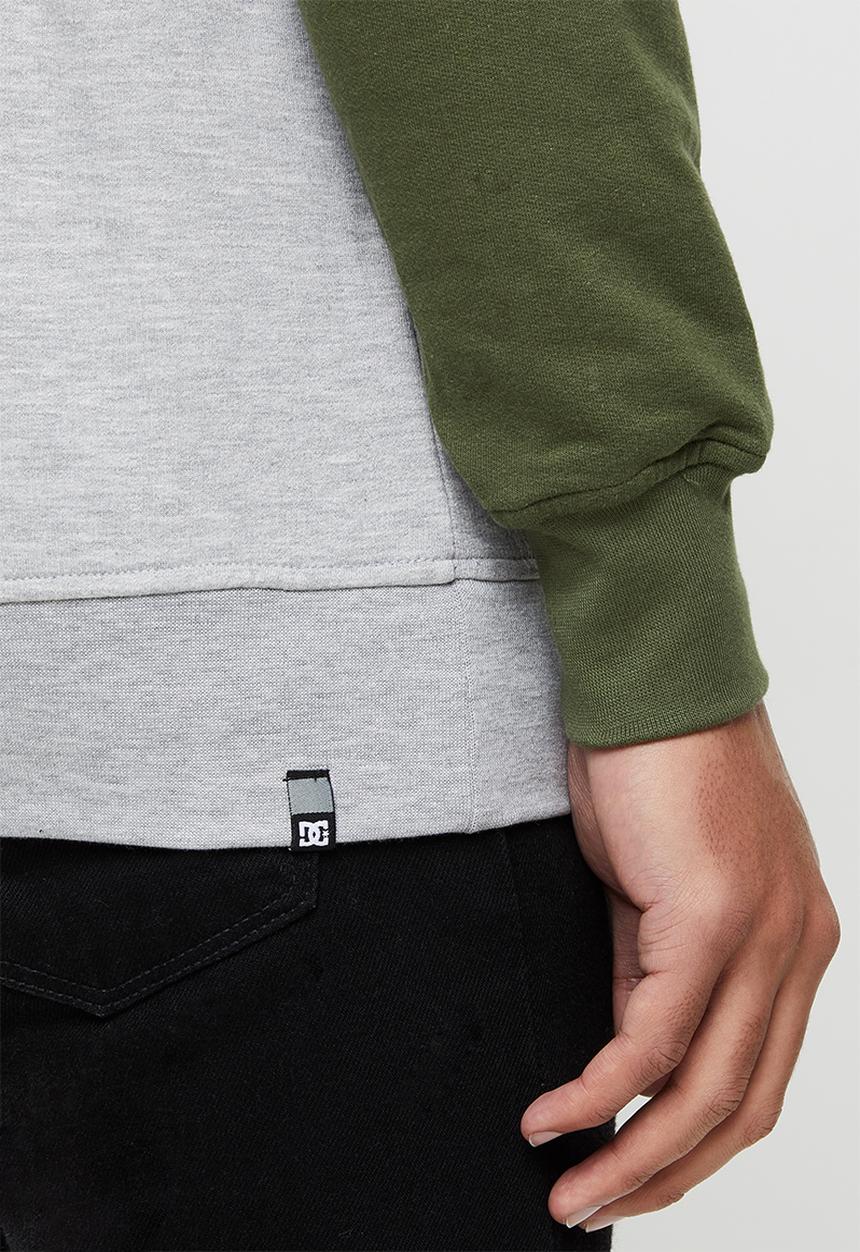 DC - Star pilot raglan crew - green & grey