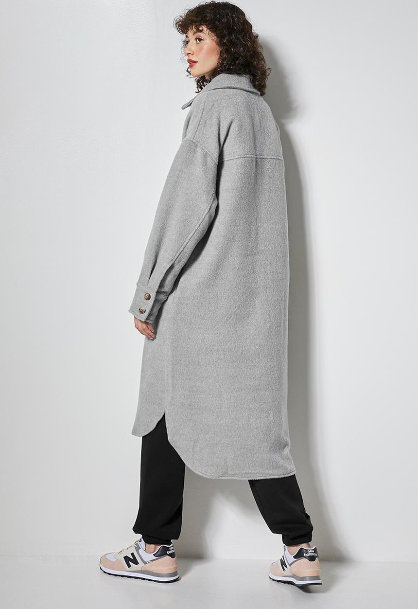 Superbalist - Midi overcoat - light grey