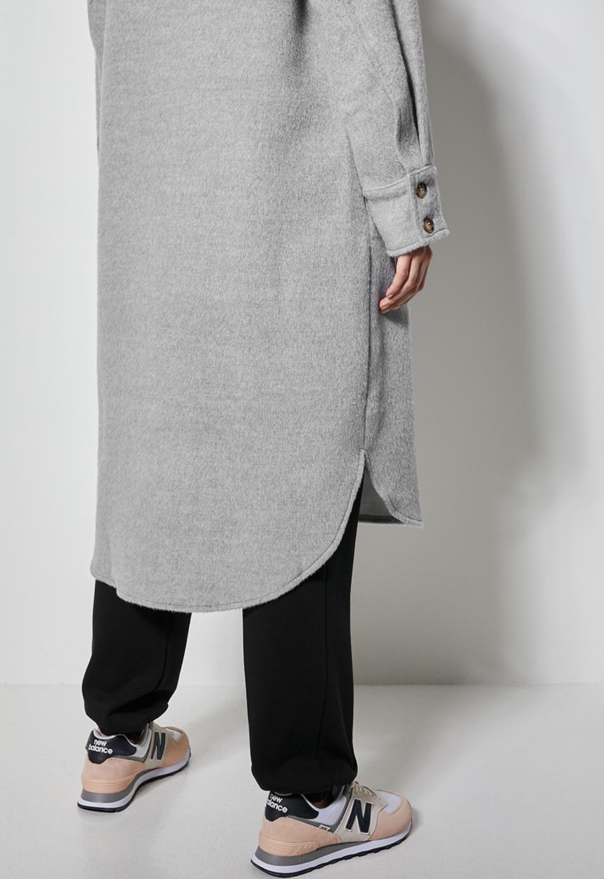 Superbalist - Midi overcoat - light grey