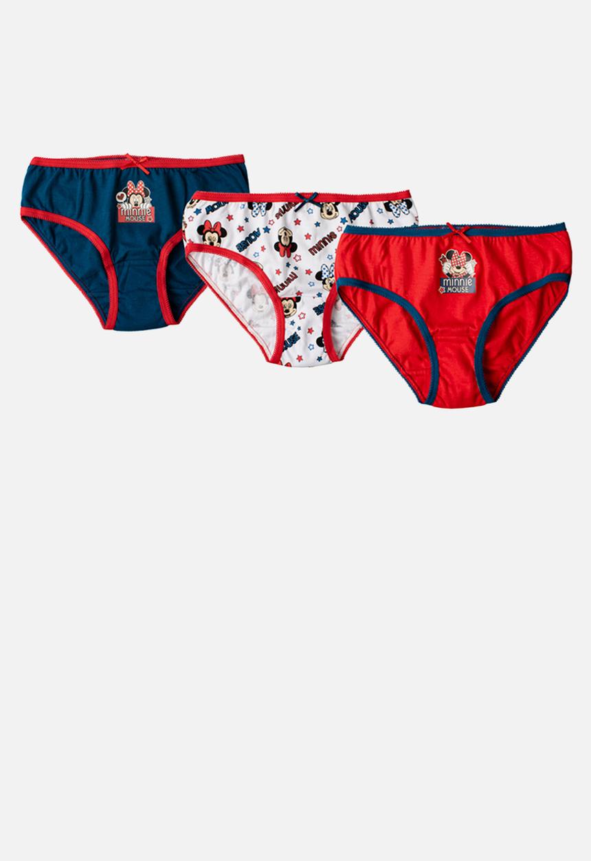 Character Group - Minnie mouse 3 pack panty pack - multi
