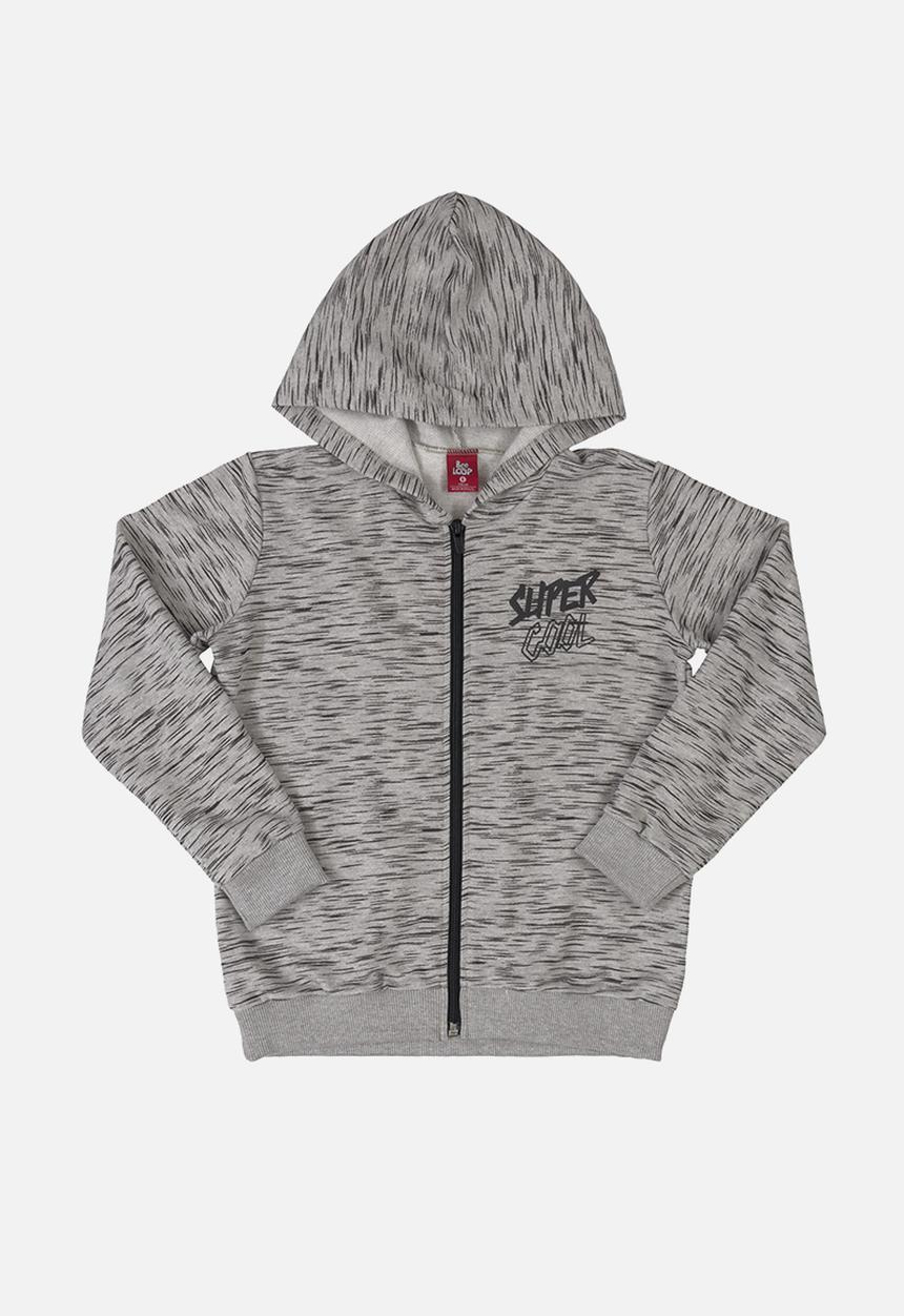 Bee Loop - Boys hoodie - grey