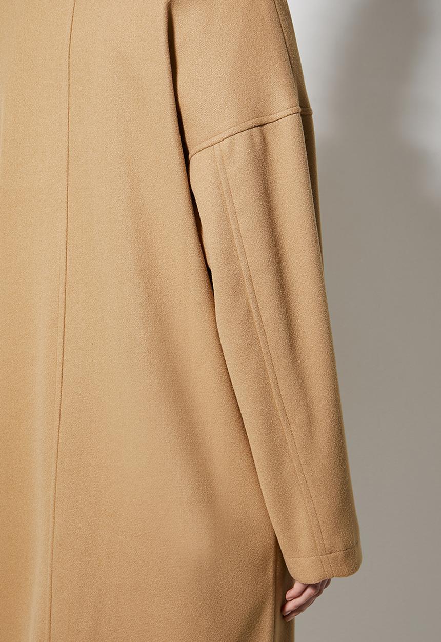 Superbalist - Roll collar coat - camel