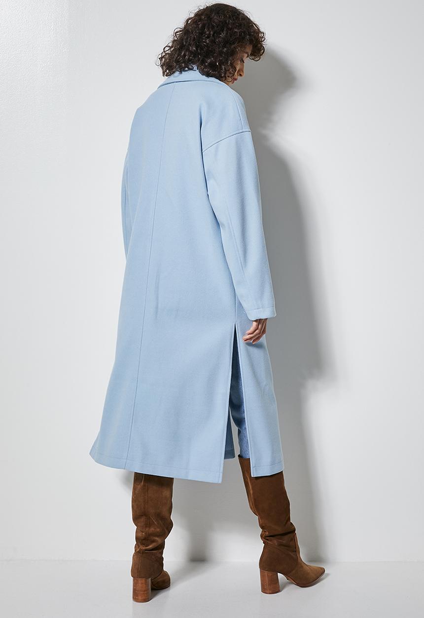 Superbalist - Split coat - pale blue