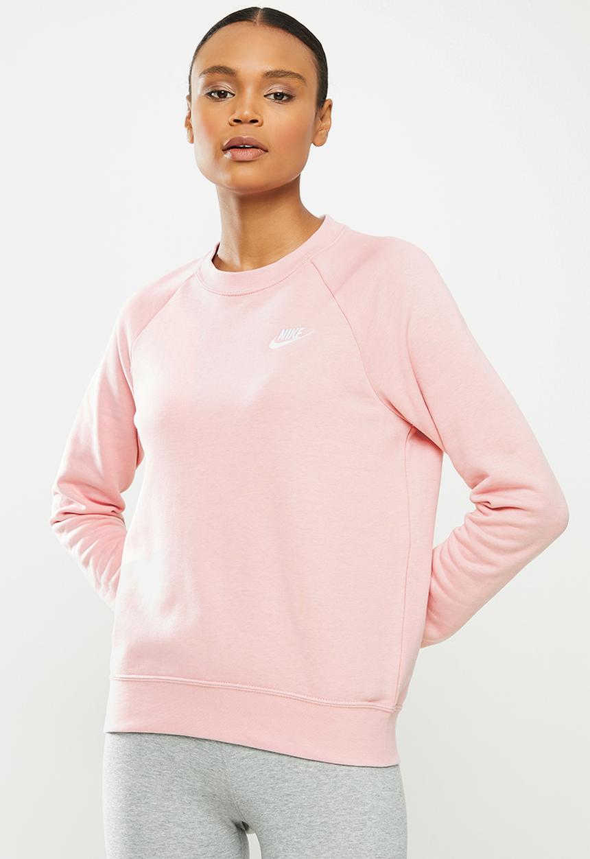 Nike - Nsw essntl crew flc - pink 