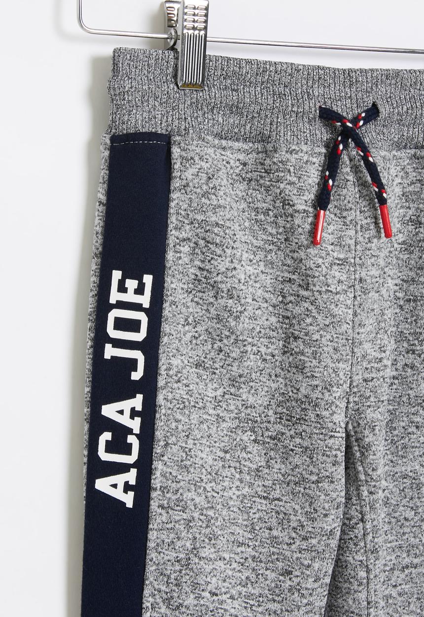 Aca Joe - Pre-boys brushed grindle jogger - grey 