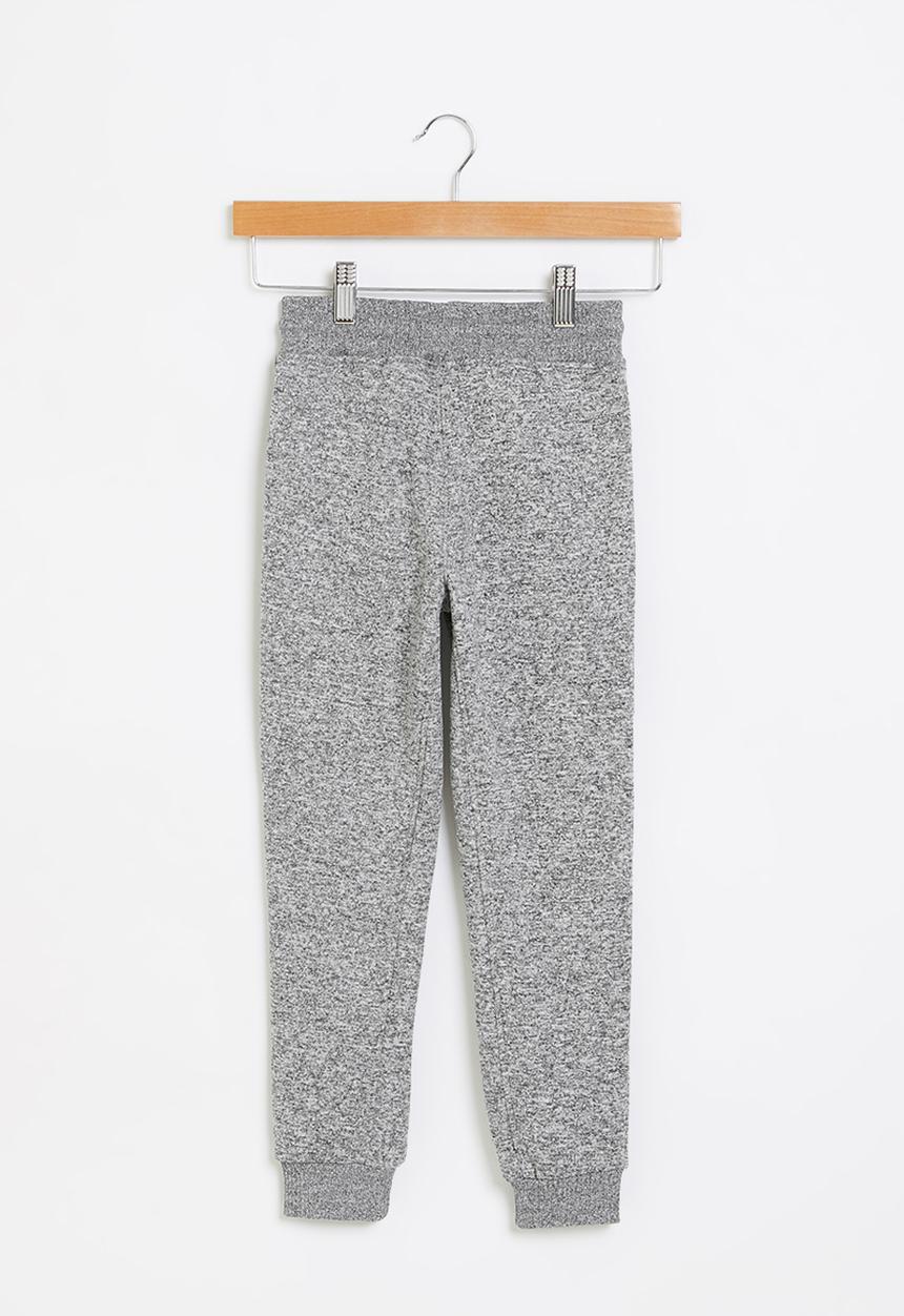 Aca Joe - Pre-boys brushed grindle jogger - grey 