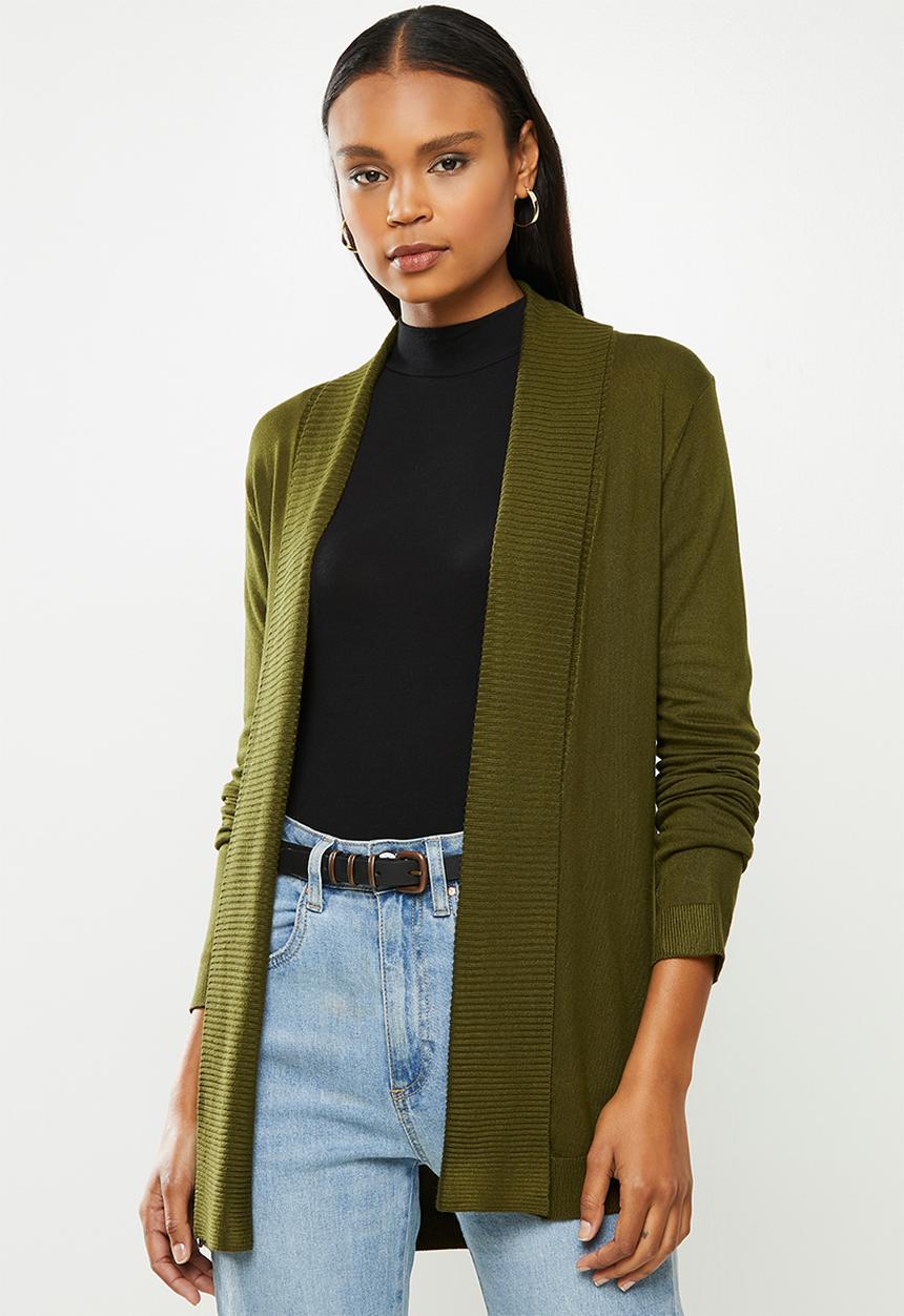MANGO - Cardigan almaeco - khaki