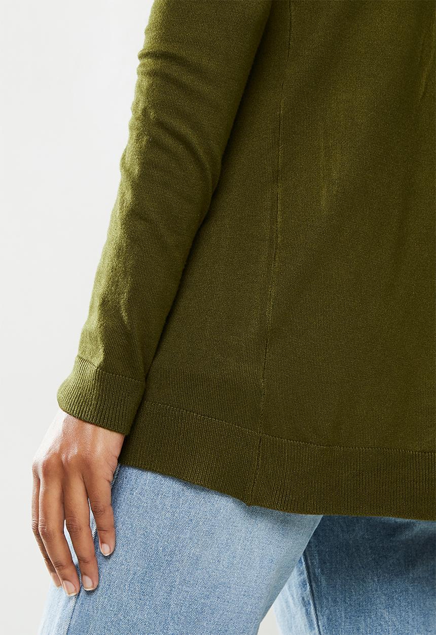 MANGO - Cardigan almaeco - khaki