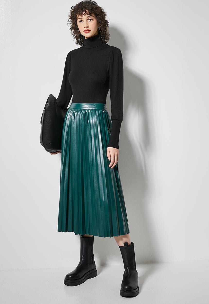 Superbalist - Cuff sleeve turtle neck - black