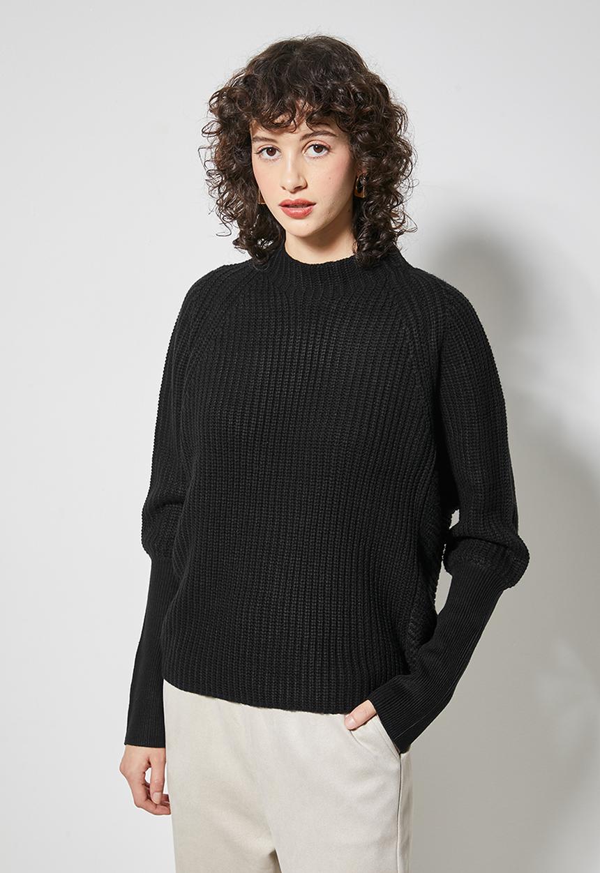 Superbalist - Dolman rib jumper - black