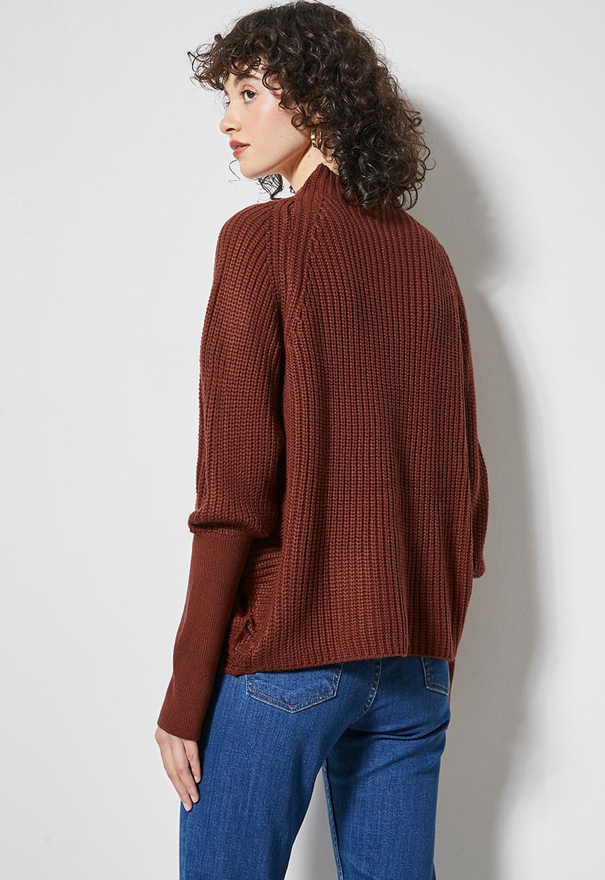 Superbalist - Dolman rib jumper - rust