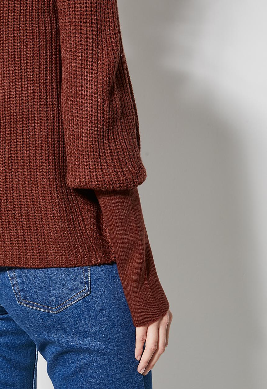 Superbalist - Dolman rib jumper - rust
