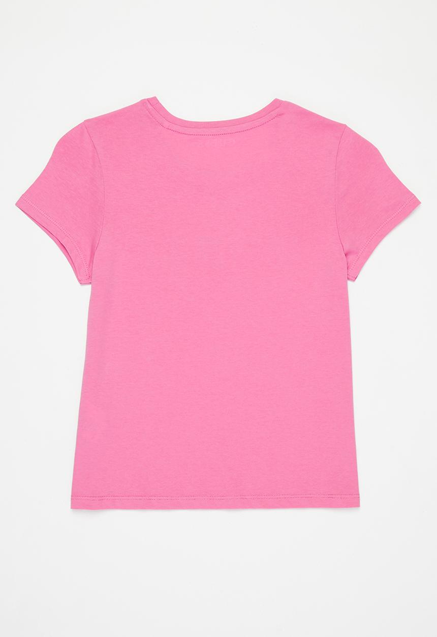 GUESS - Girls short sleeve candy coated tee - pink