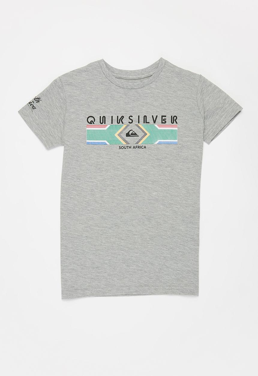 Quiksilver - Sa wave the flag yth short sleeve tee - grey