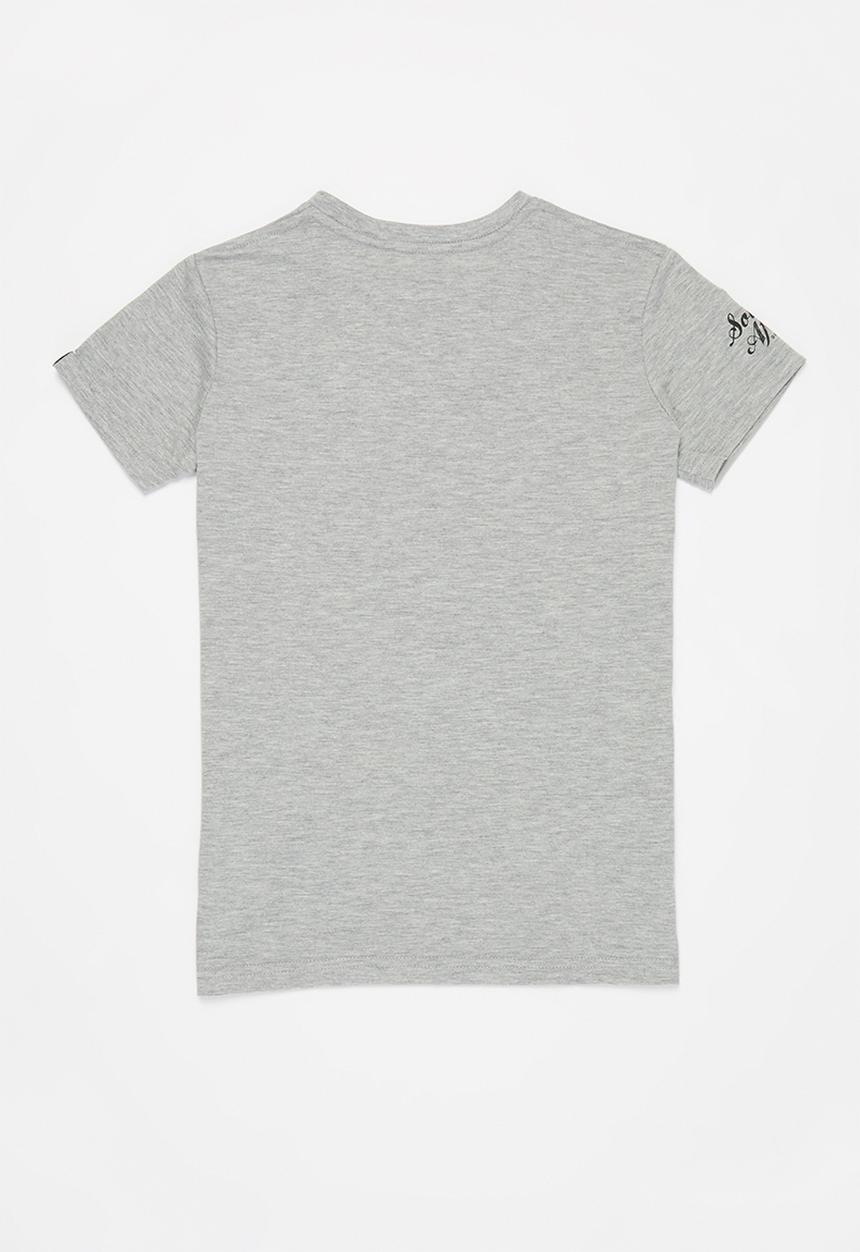 Quiksilver - Sa wave the flag yth short sleeve tee - grey