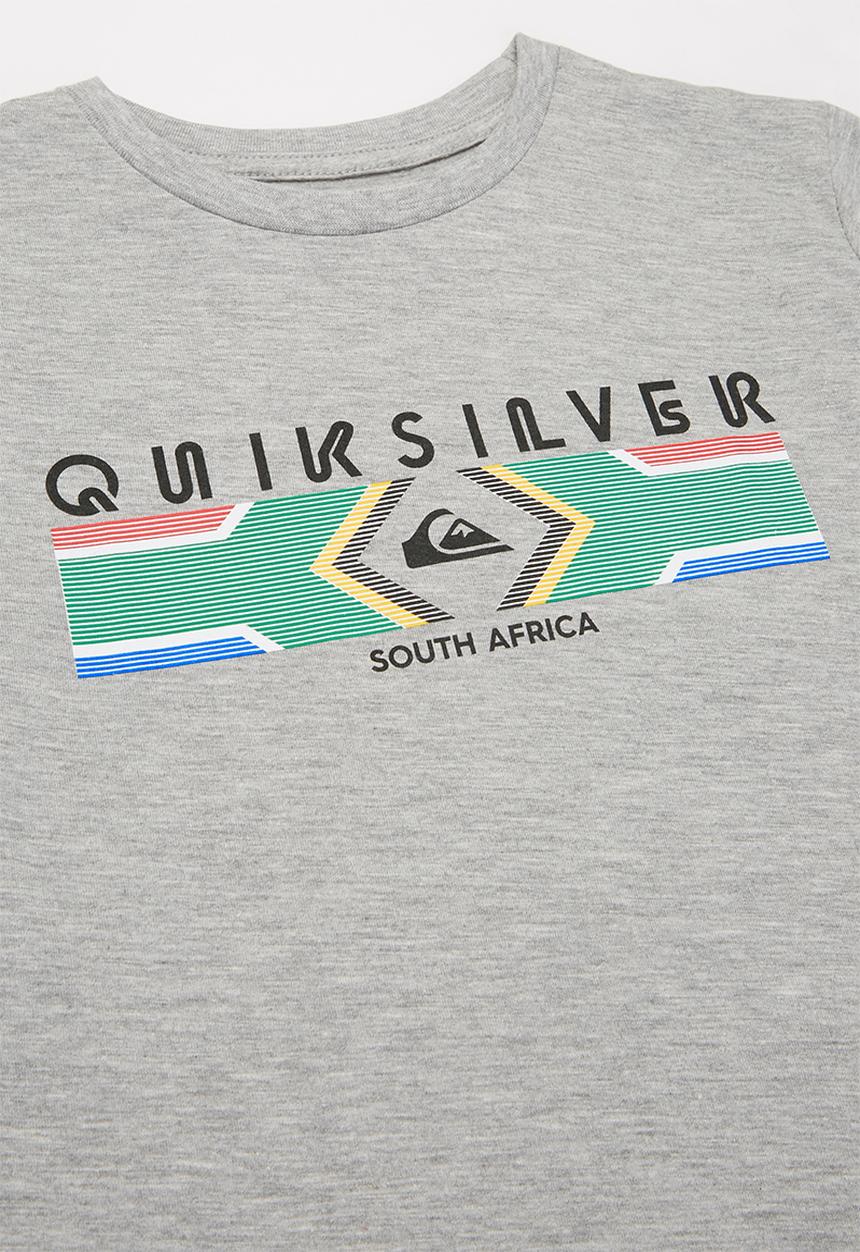 Quiksilver - Sa wave the flag yth short sleeve tee - grey