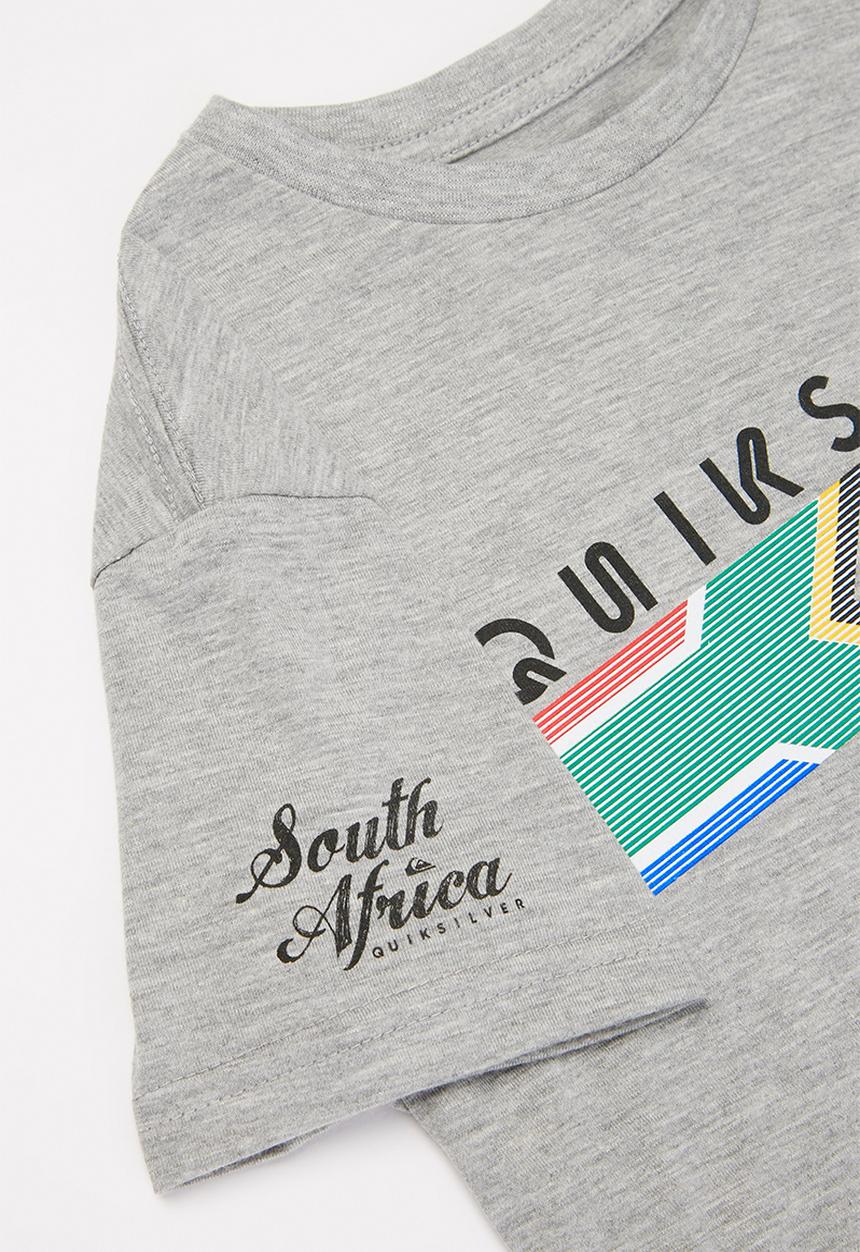 Quiksilver - Sa wave the flag yth short sleeve tee - grey