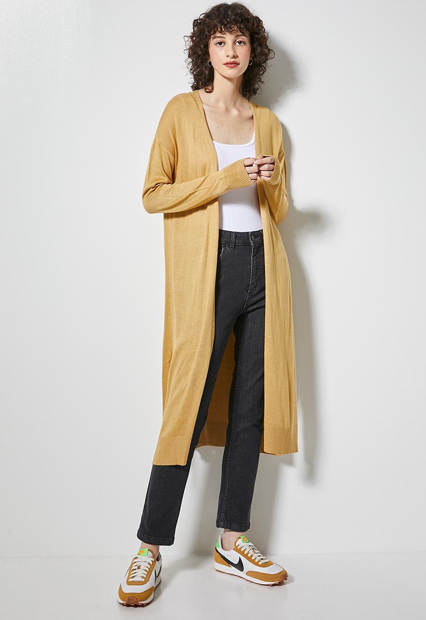 Superbalist - Midi lightweight cardi - stone