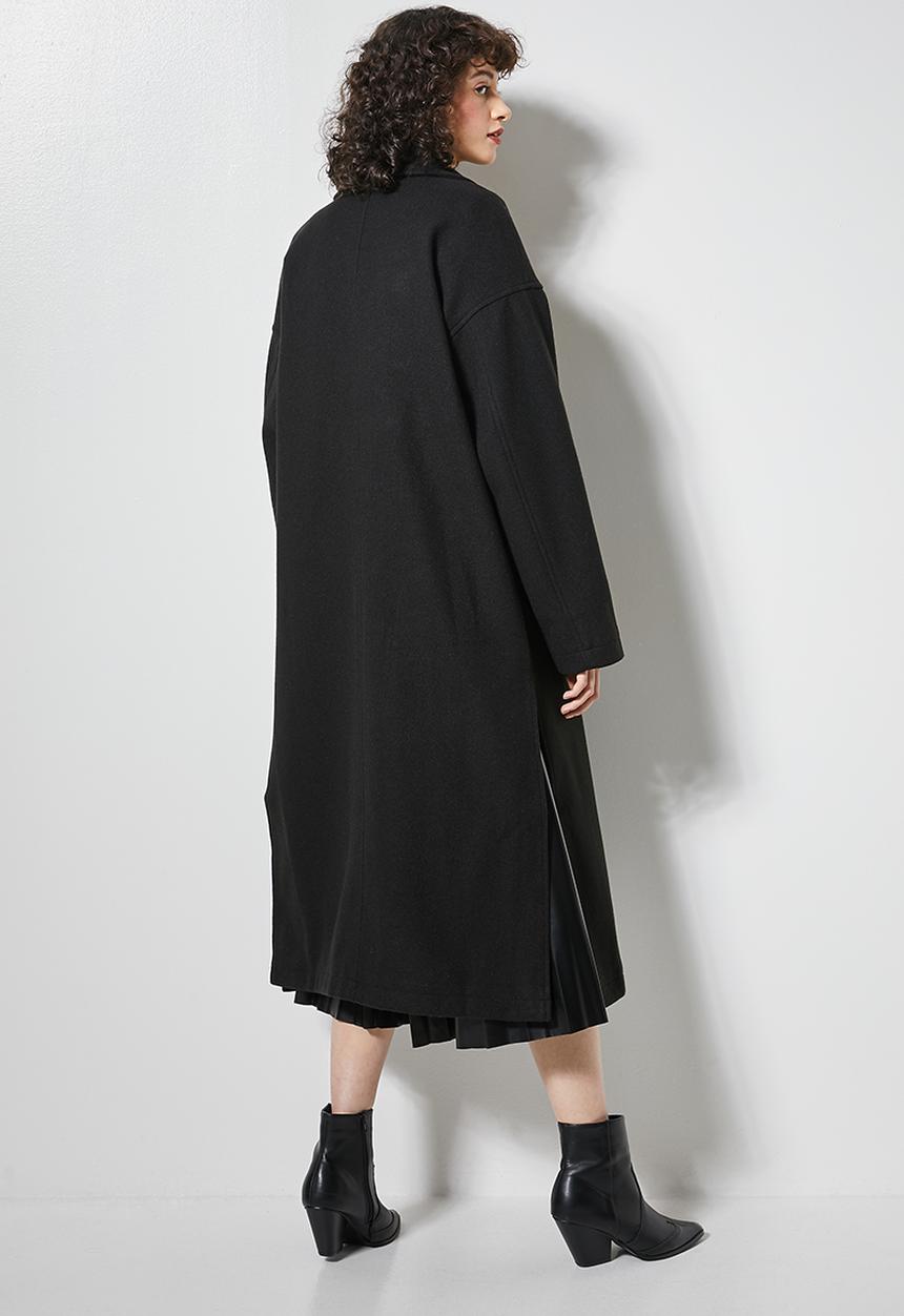 Superbalist - Split coat - jet black