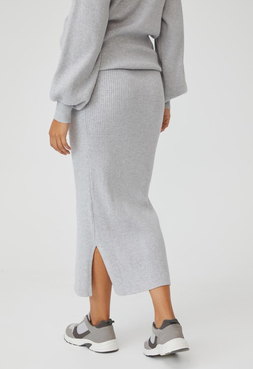 Cotton On - Maternity friendly ultimate midi skirt - grey 