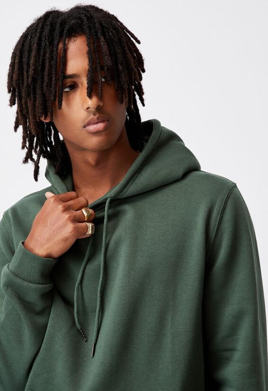 Factorie - Basic hoodie - green