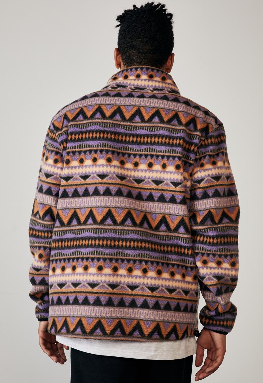 Factorie - Teddy 1/4 zip - multi