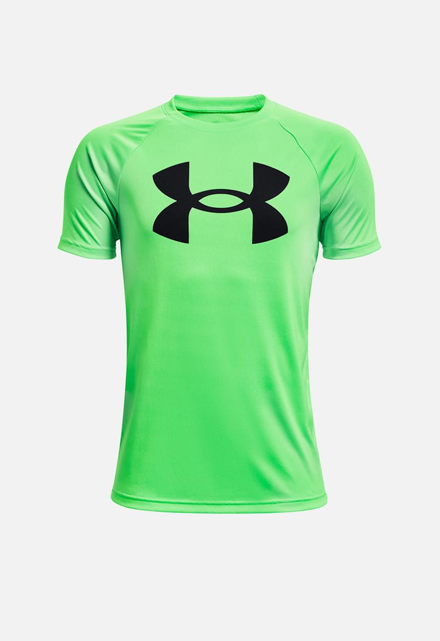 Under Armour - Ua tech big logo short sleeve -  green/ black
