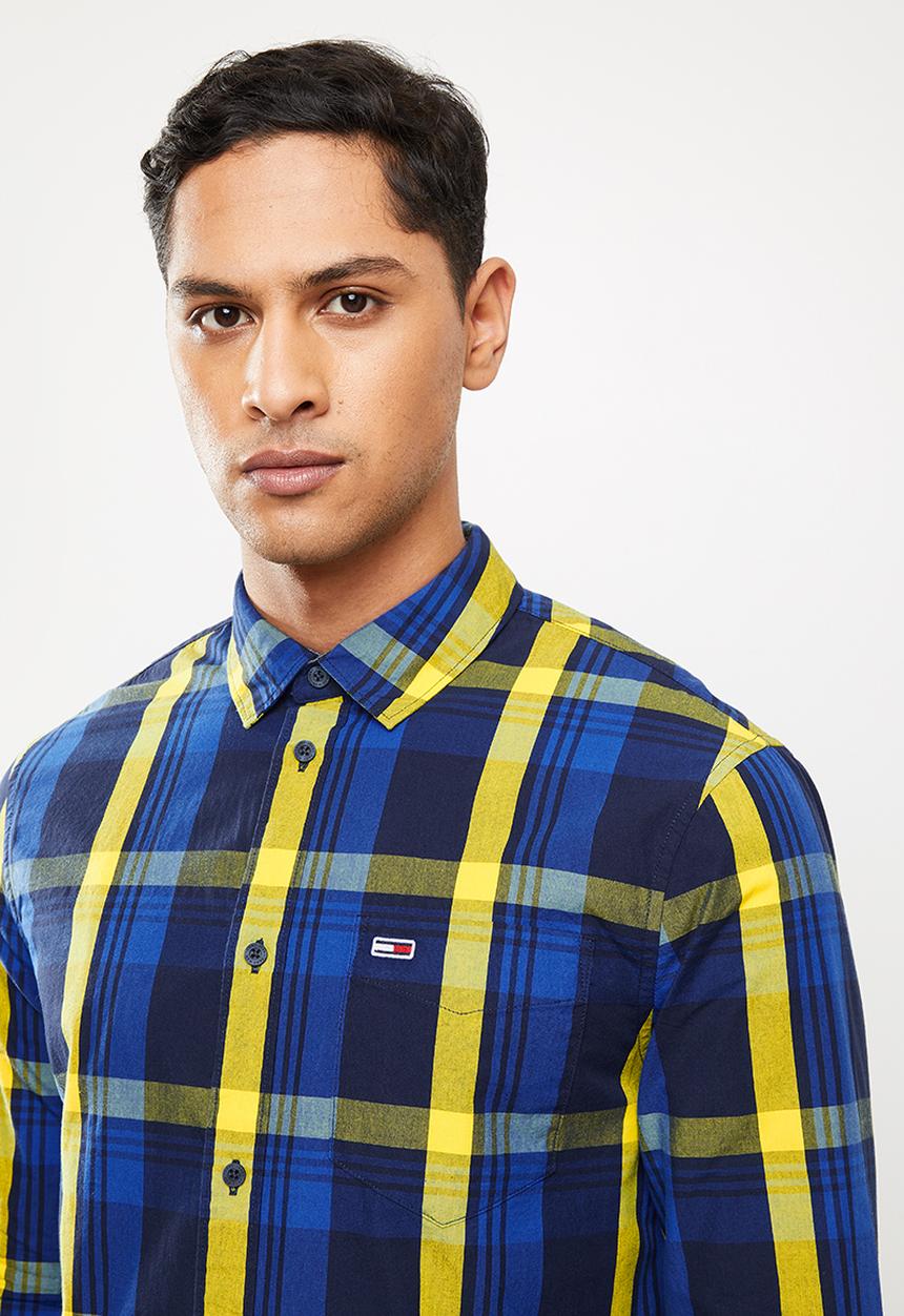 Tommy Hilfiger - Tjm multicheck shirt - navy