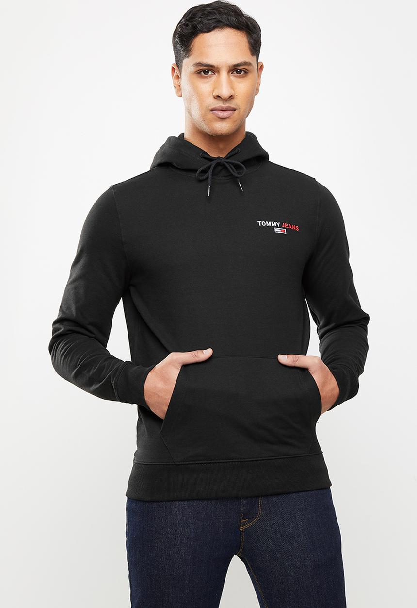 Tommy Hilfiger - Tjm tommy chest graphic hoodie - black