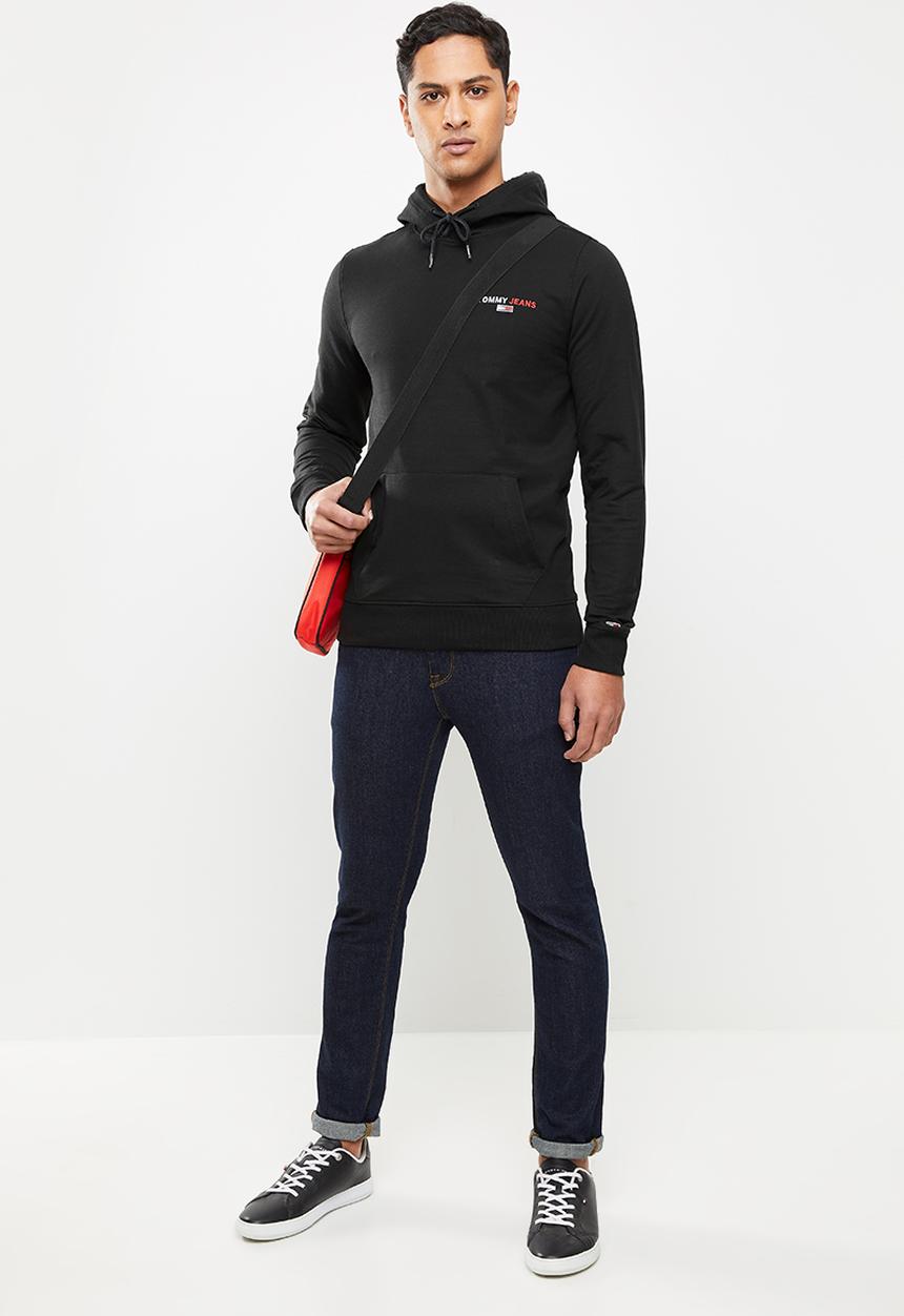 Tommy Hilfiger - Tjm tommy chest graphic hoodie - black