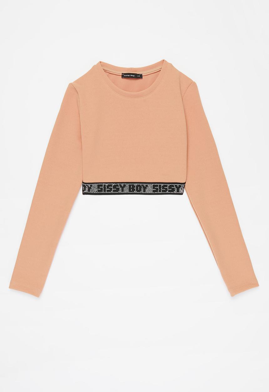 SISSY BOY - Senika basic round neck top - coral