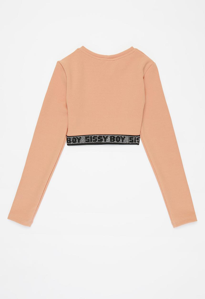 SISSY BOY - Senika basic round neck top - coral