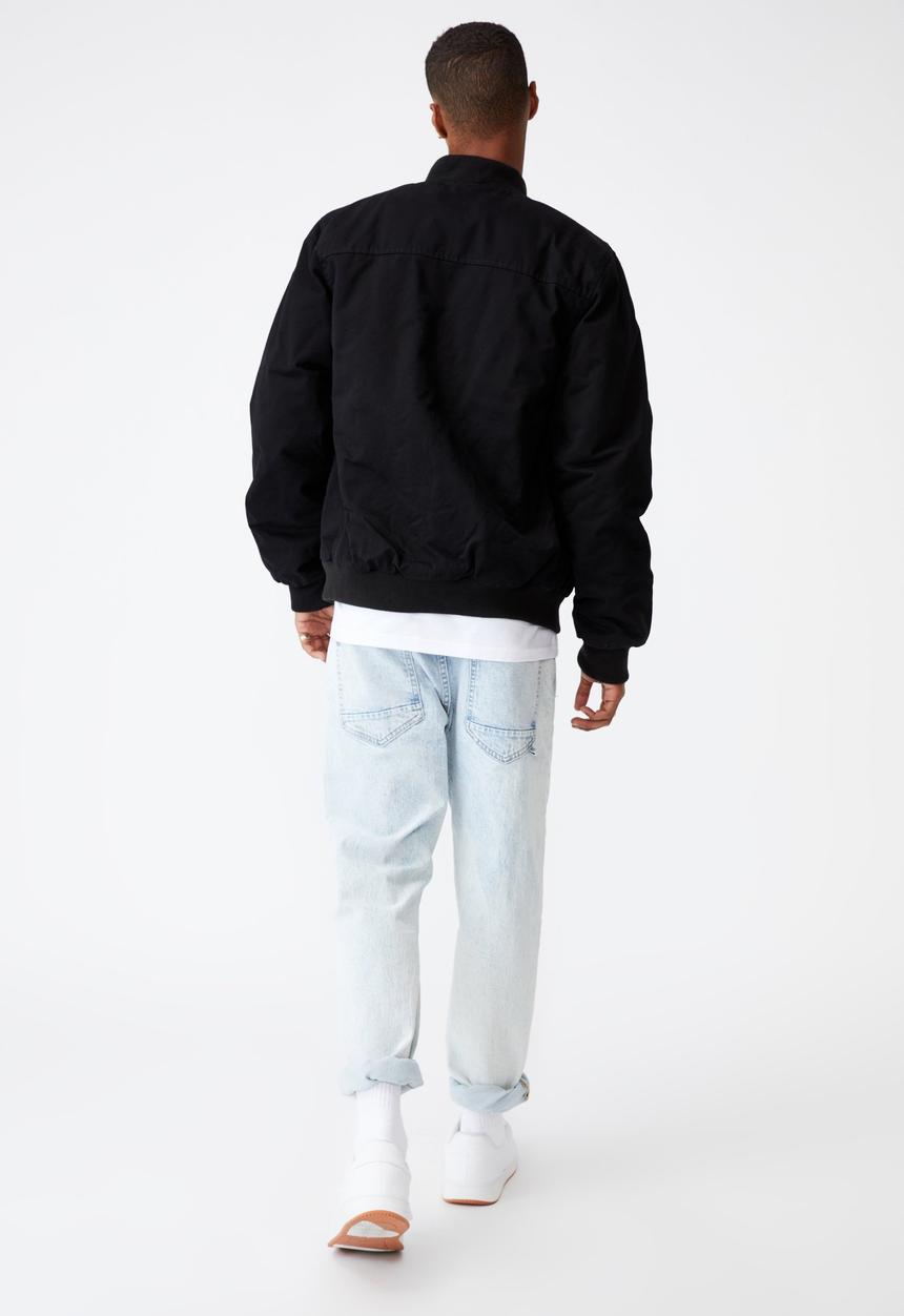 Cotton On - Twill bomber jacket - black