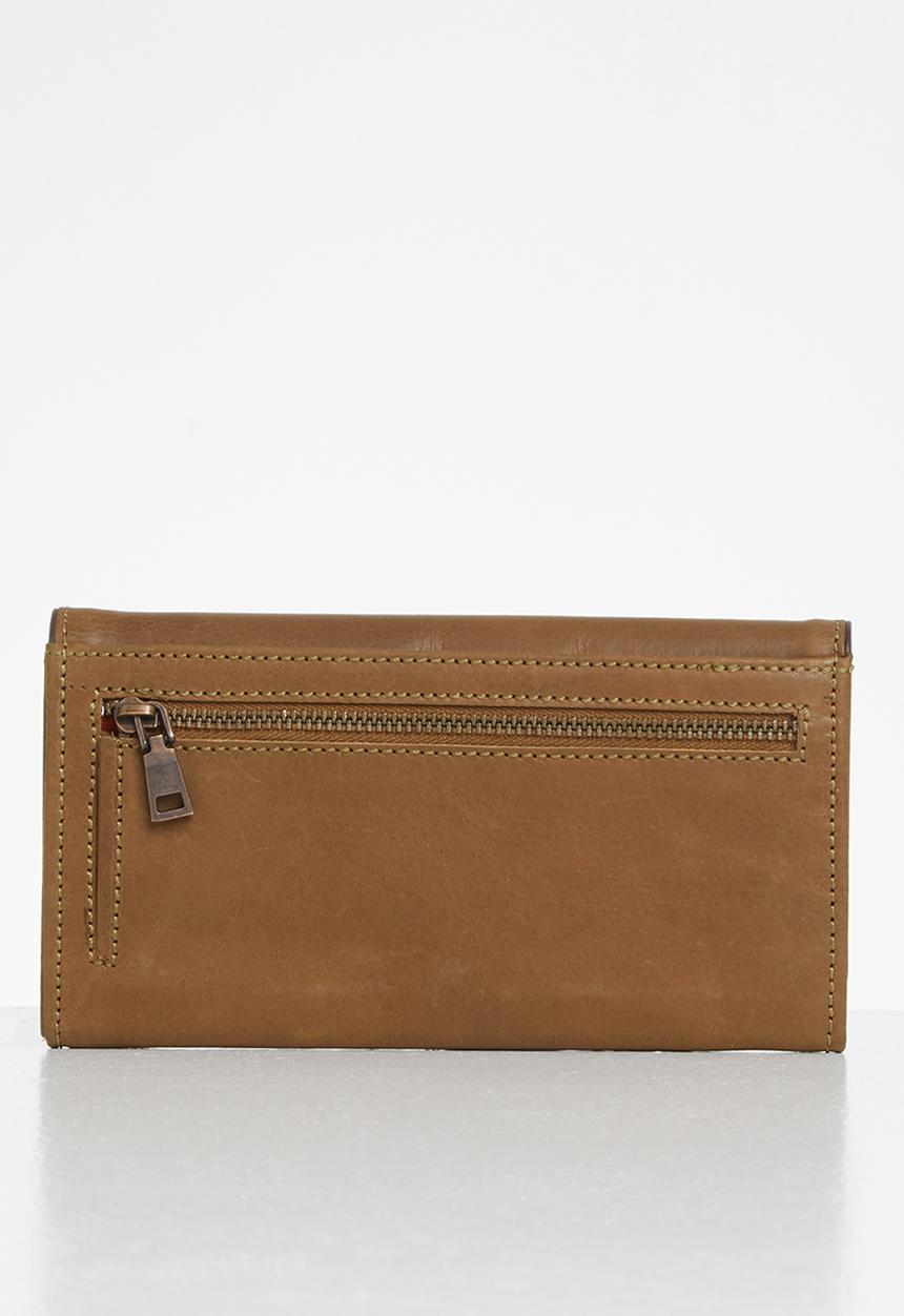 BUSBY - Zulu clutch purse - brown