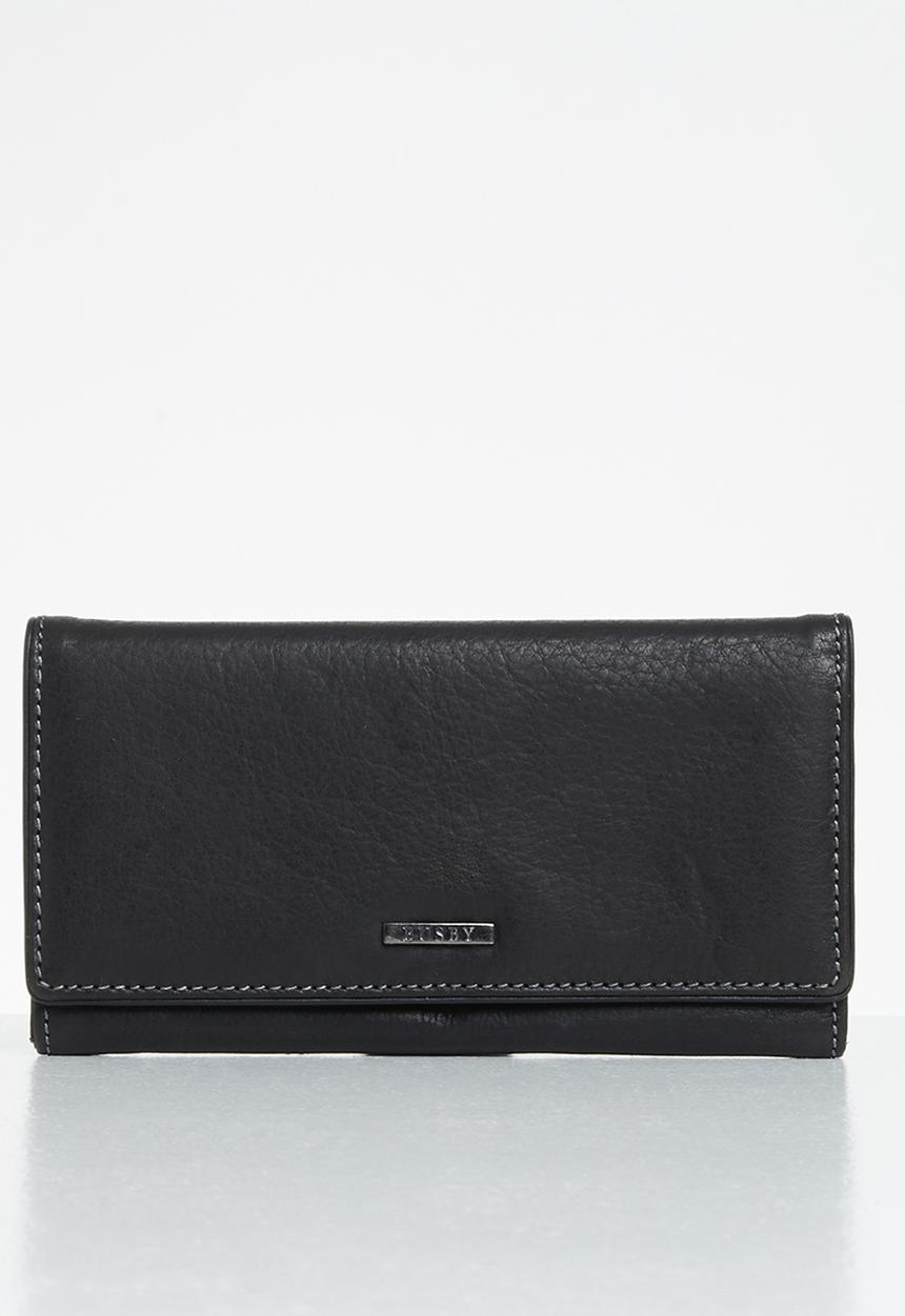 BUSBY - Zulu ladies clutch purse - black
