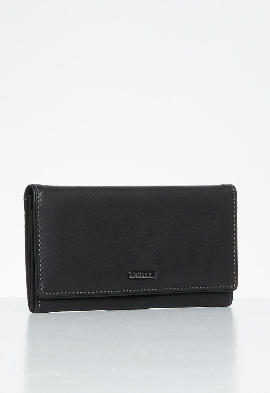 BUSBY - Zulu ladies clutch purse - black
