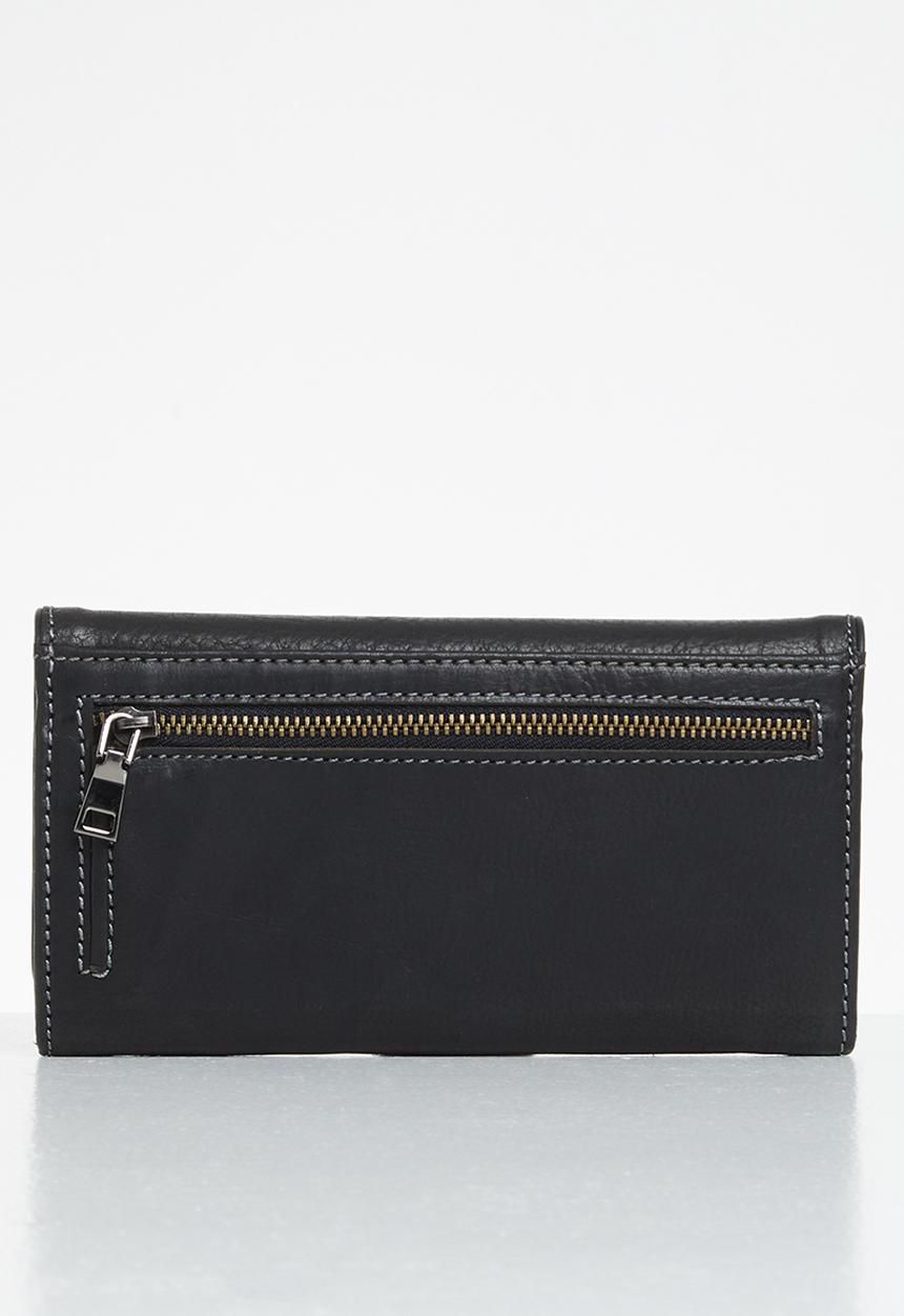 BUSBY - Zulu ladies clutch purse - black
