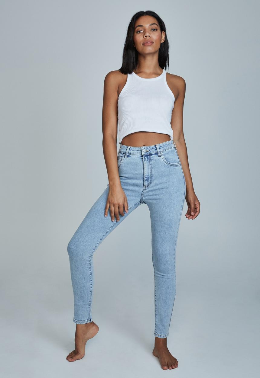 Cotton On - High rise skinny jean - lennox blue