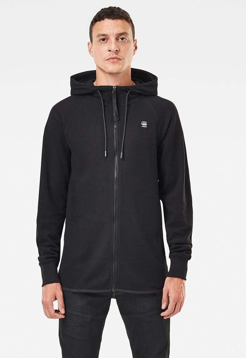 G-STAR - Tonal jirgi hood t l\s - dk black