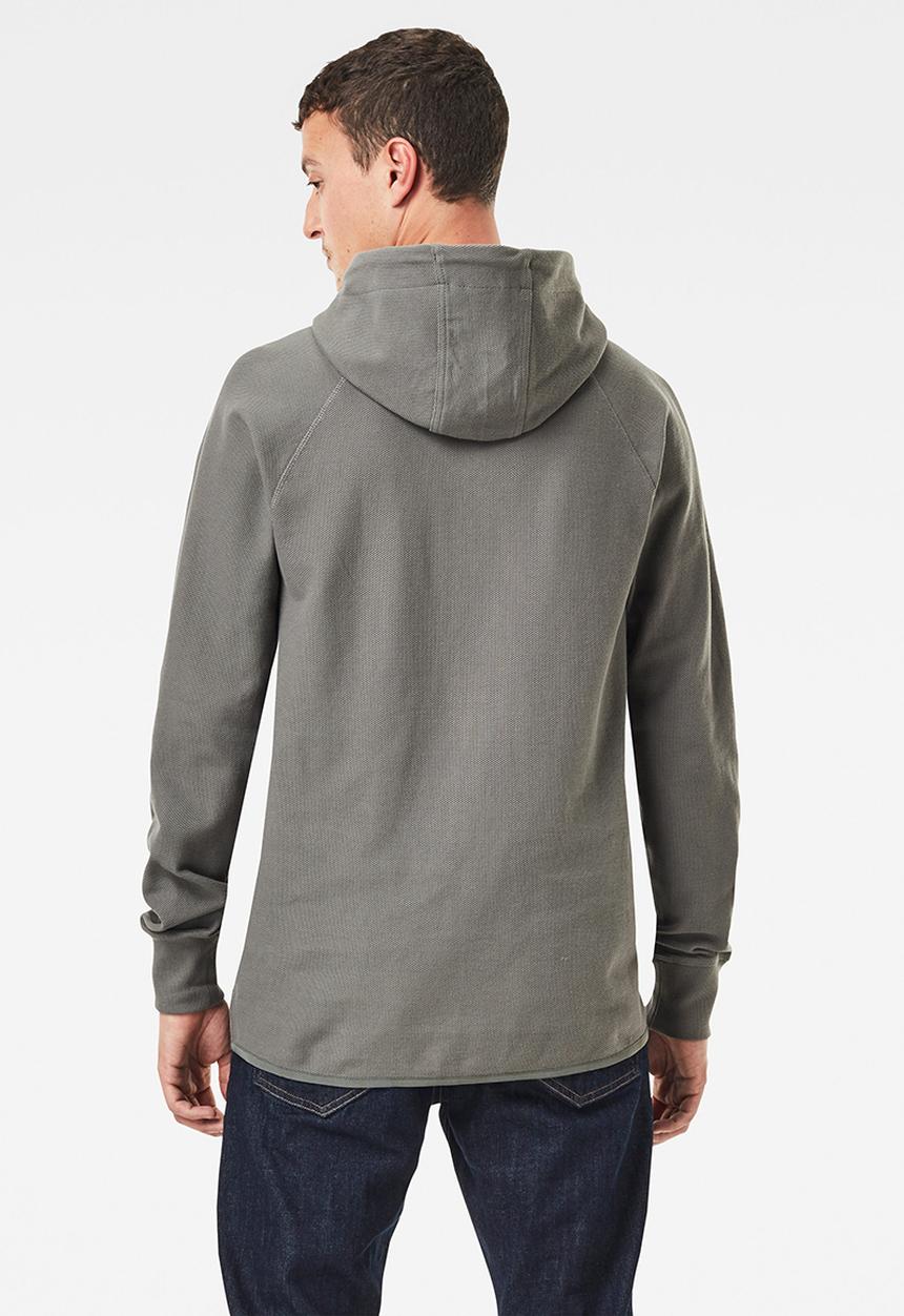 G-STAR - Tonal jirgi hood t l\s - gs grey