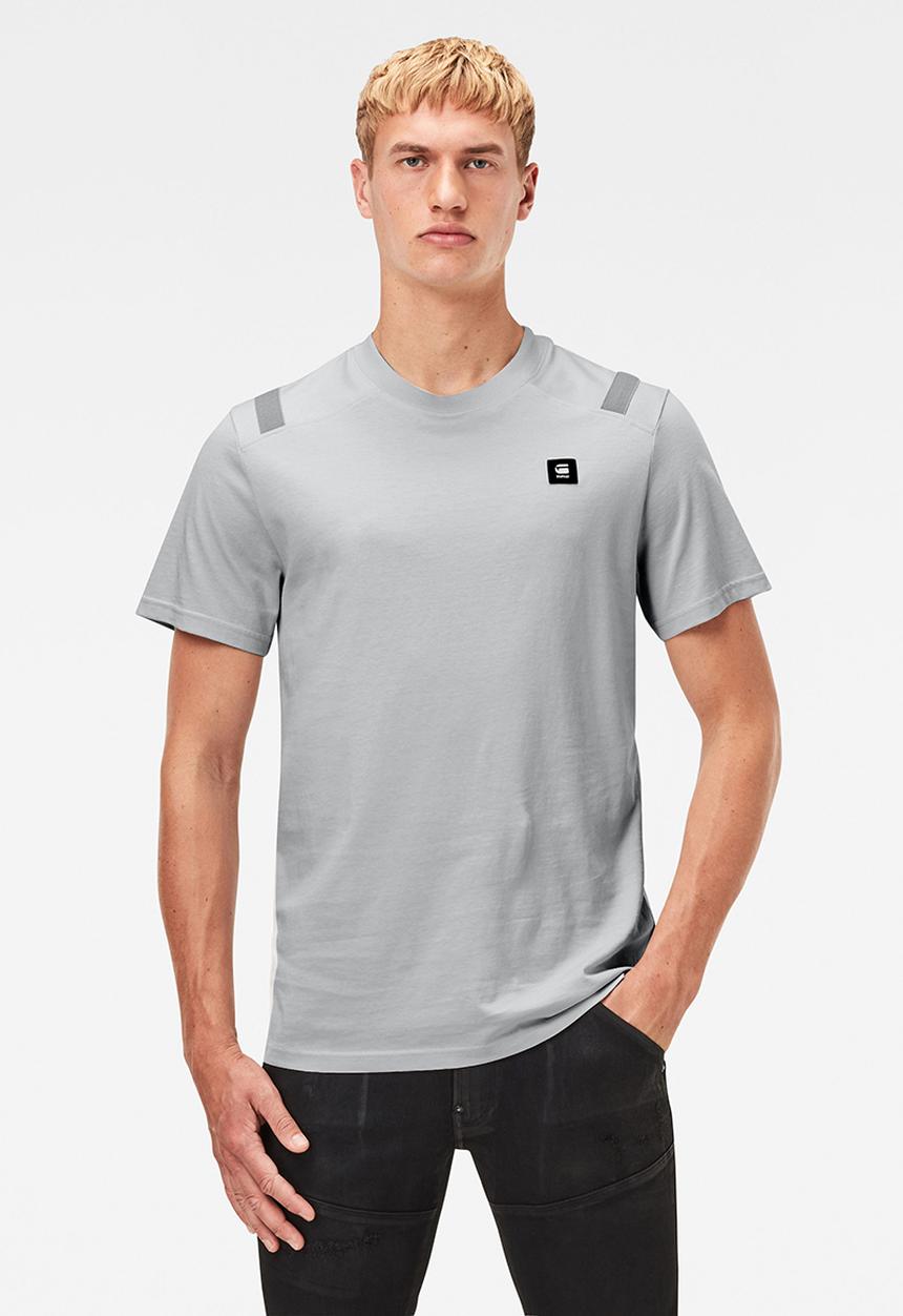G-STAR - Shoulder tape reflective logo+ r s\s - cool grey