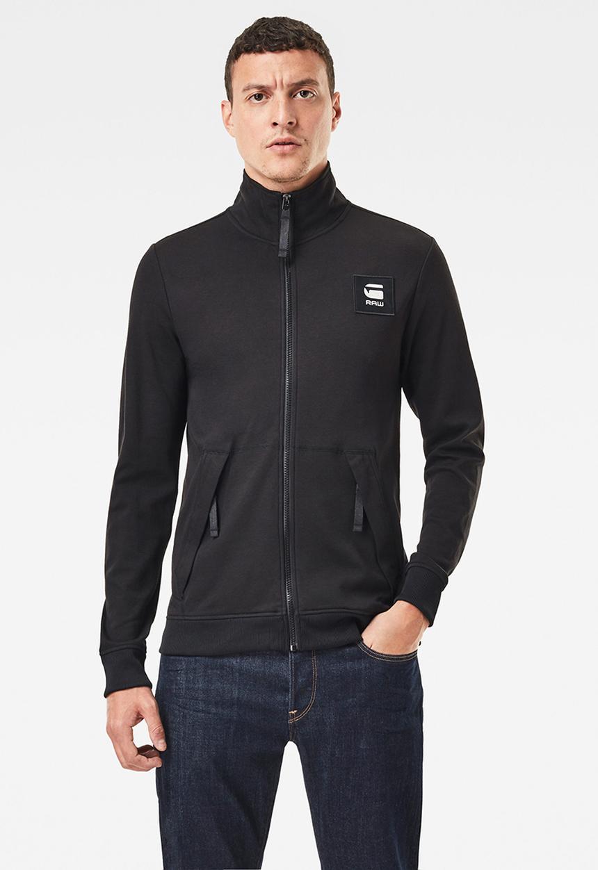 G-STAR - Zip through track tweeter l\s - dk black