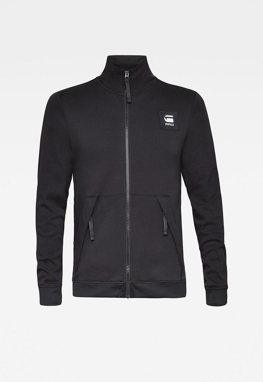 G-STAR - Zip through track tweeter l\s - dk black